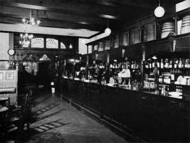 Interior view of the Bull Inn